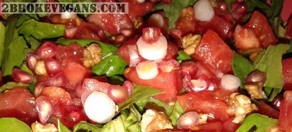 Spinach Rocket Pomegranate Salad