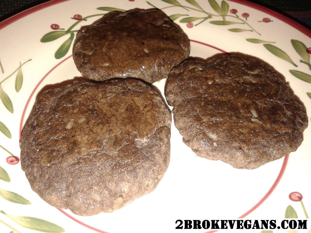 vegan burgers from mushrooms