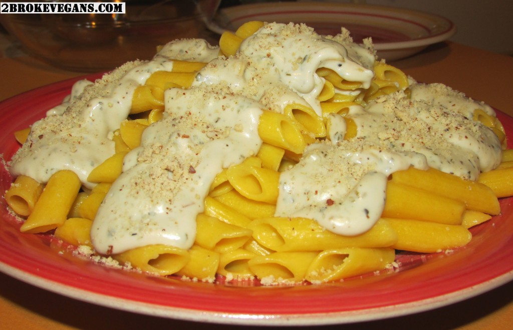 Creamy Garlic Penne Pasta