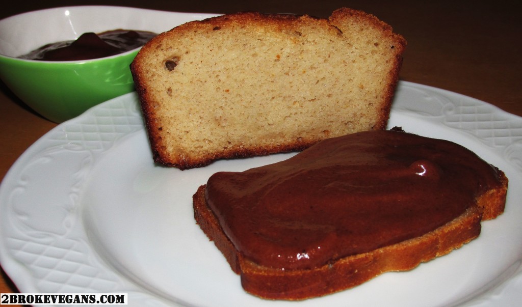 Simple Gluten Free Vegan Bread With Hazelnut Cacao Chocolate Cream