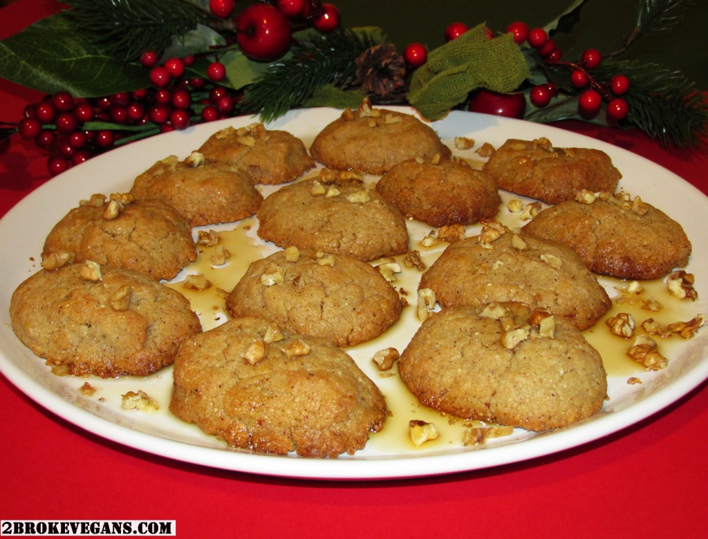 Traditional Greek Glazed Christmas Cookies