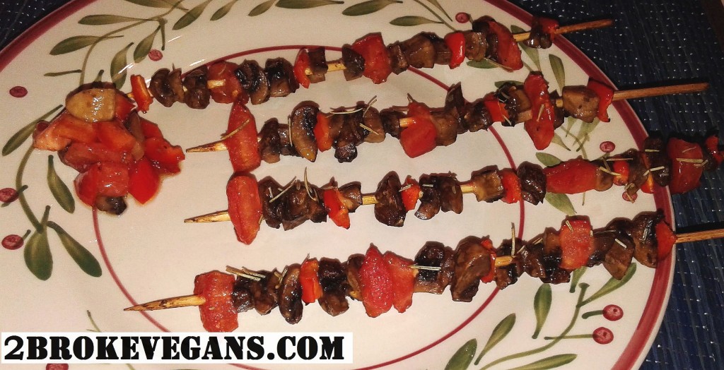 mushroom kebabs recipe