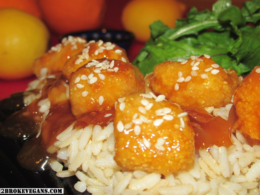 Vegan Orange Chicken from Tofu