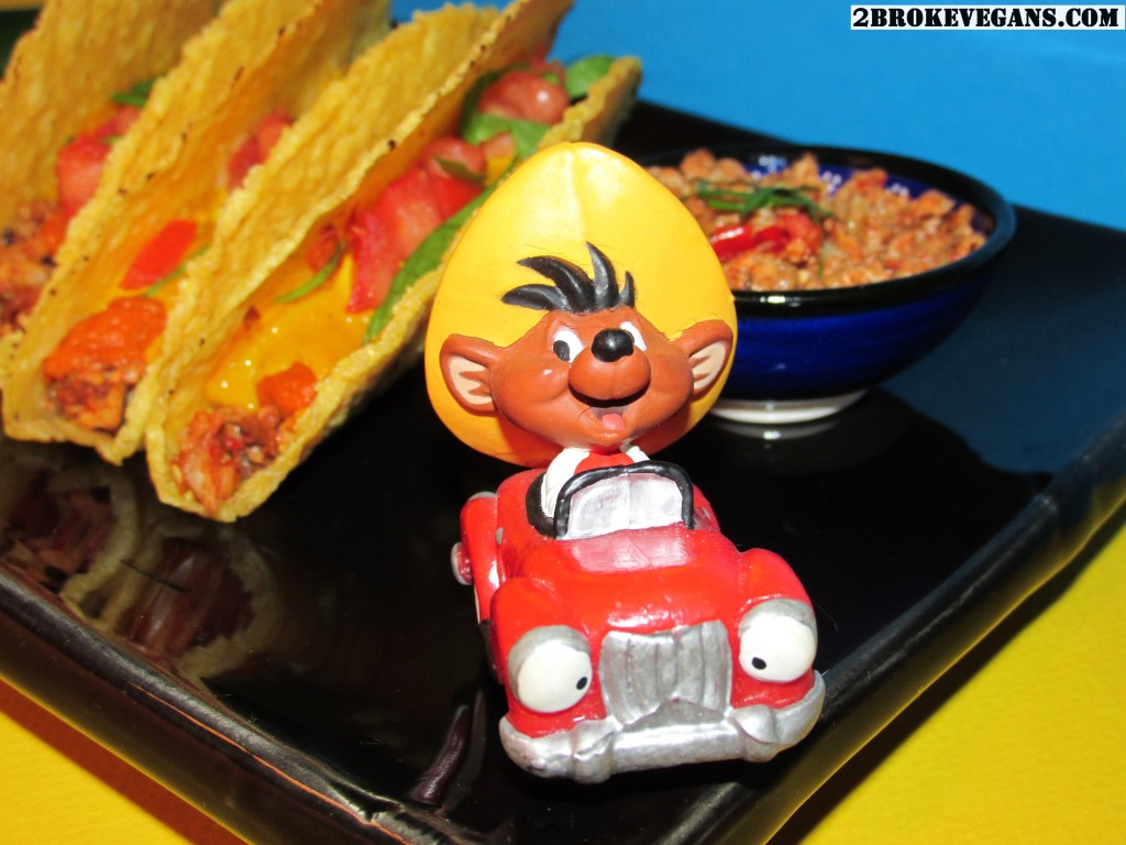 Speedy Gonzales Loves Gluten Free Vegan Tacos