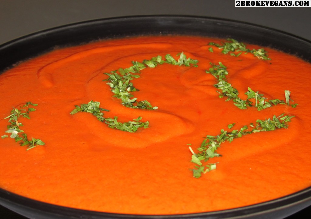 Gluten Free Raw Vegan Easy Tomato Soup Recipe