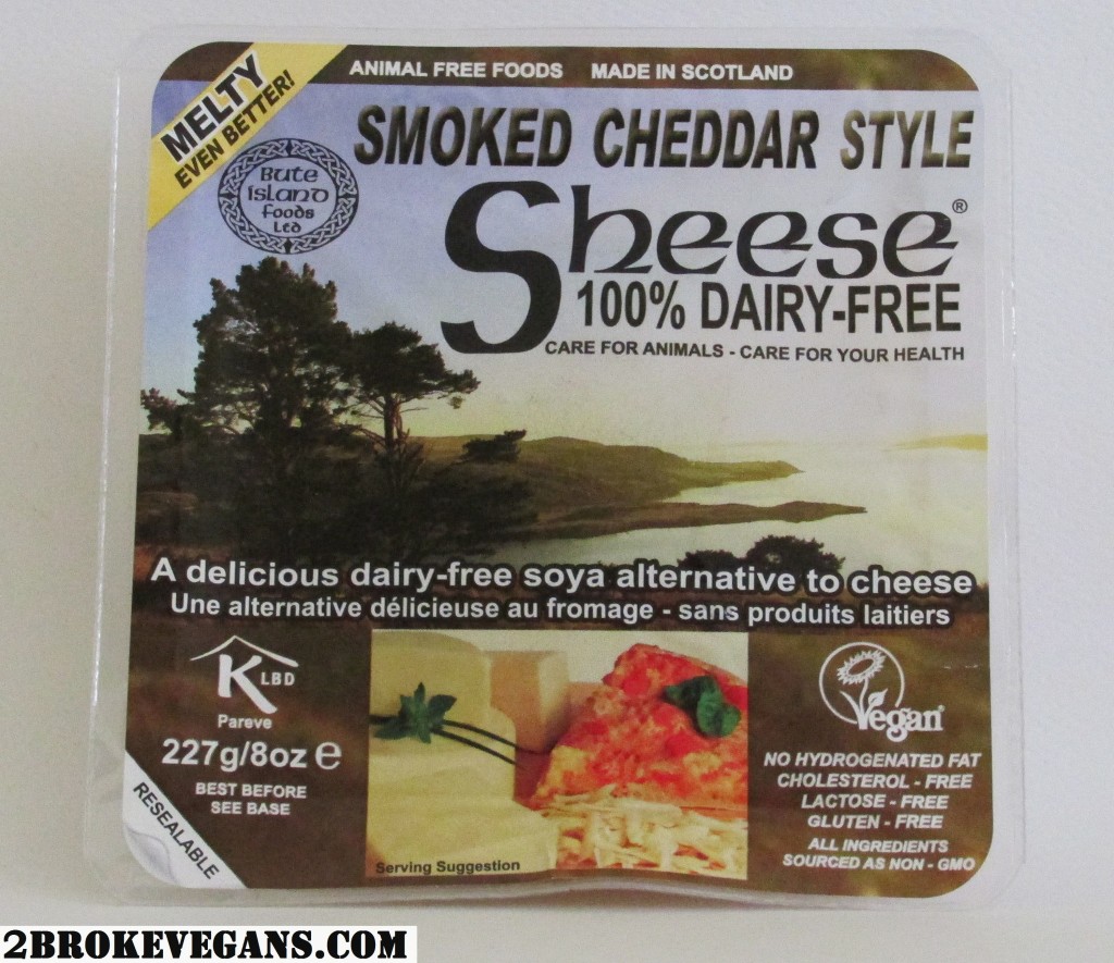 Sheese Smoked Cheddar Vegan Dairy Free Cheese Product Review