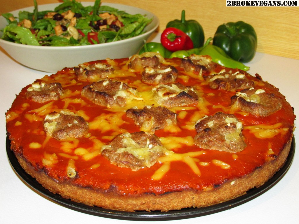 Vegan Italian Sausage Pizza Gluten Free