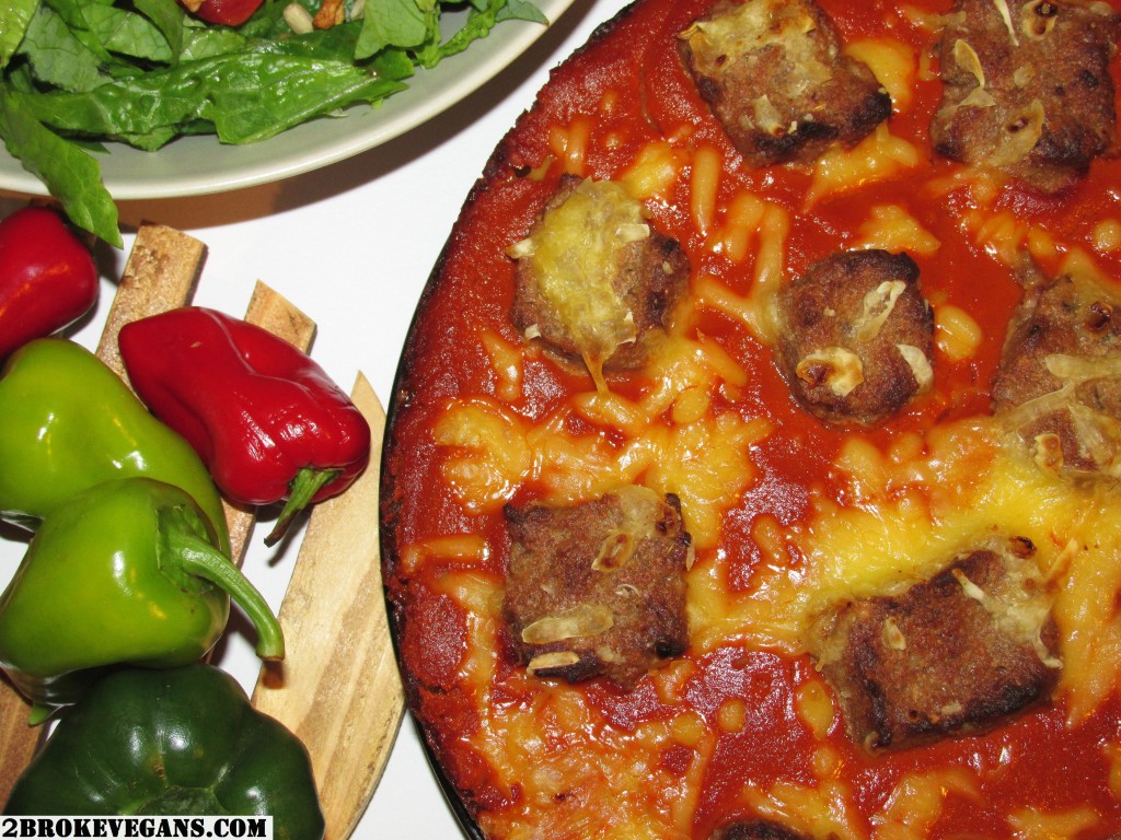 Gluten-free Dairy Free Vegan Italian Sausage Pizza