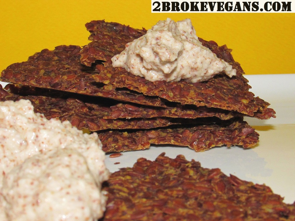 Raw Vegan Flax Seed Crackers Recipe