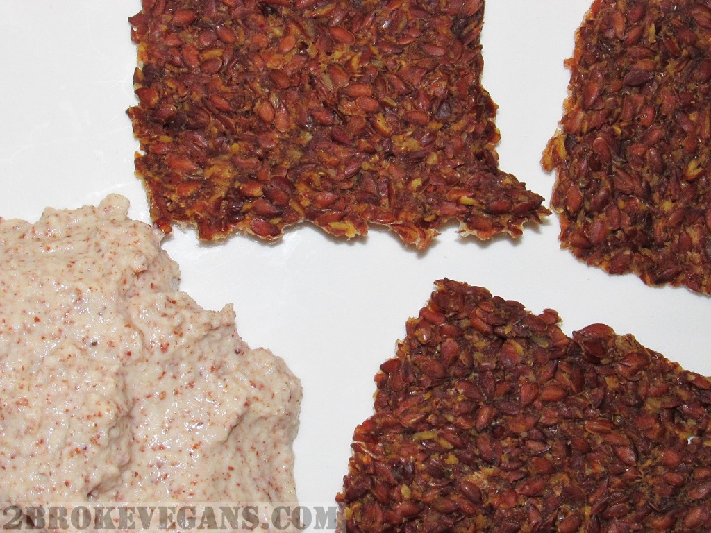 Gluten Free Raw Vegan Flaxseed Crackers Recipe