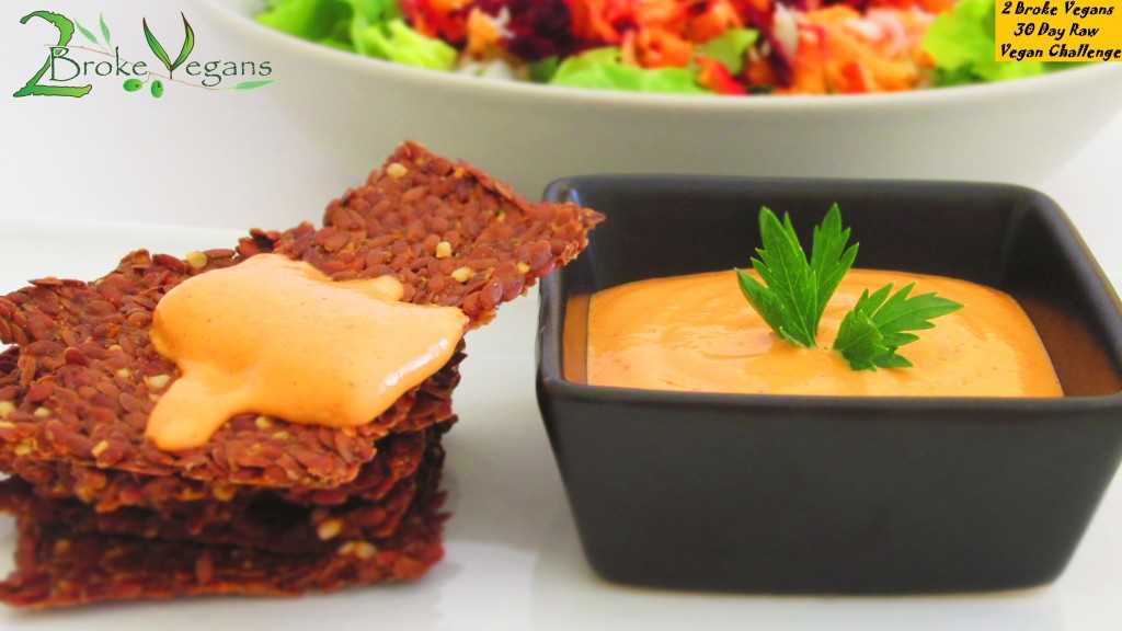 Raw Red Pepper Hummus