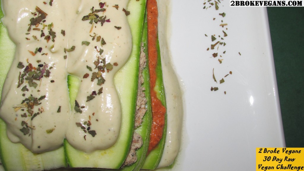 Raw Vegan Zucchini Lasagna Recipe 