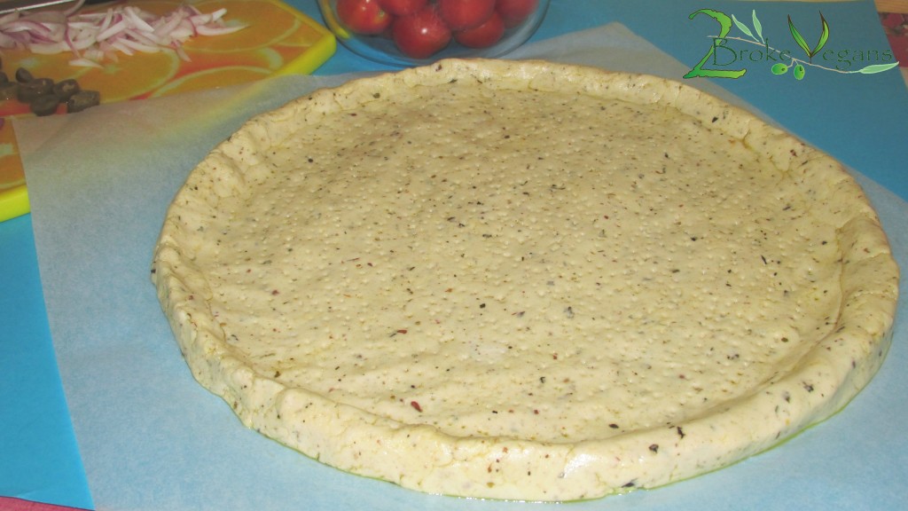 Gluten Free Vegan Italian Pizza Crust Recipe