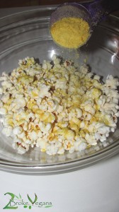 Vegan Cheddar Popcorn Nutritional Yeast
