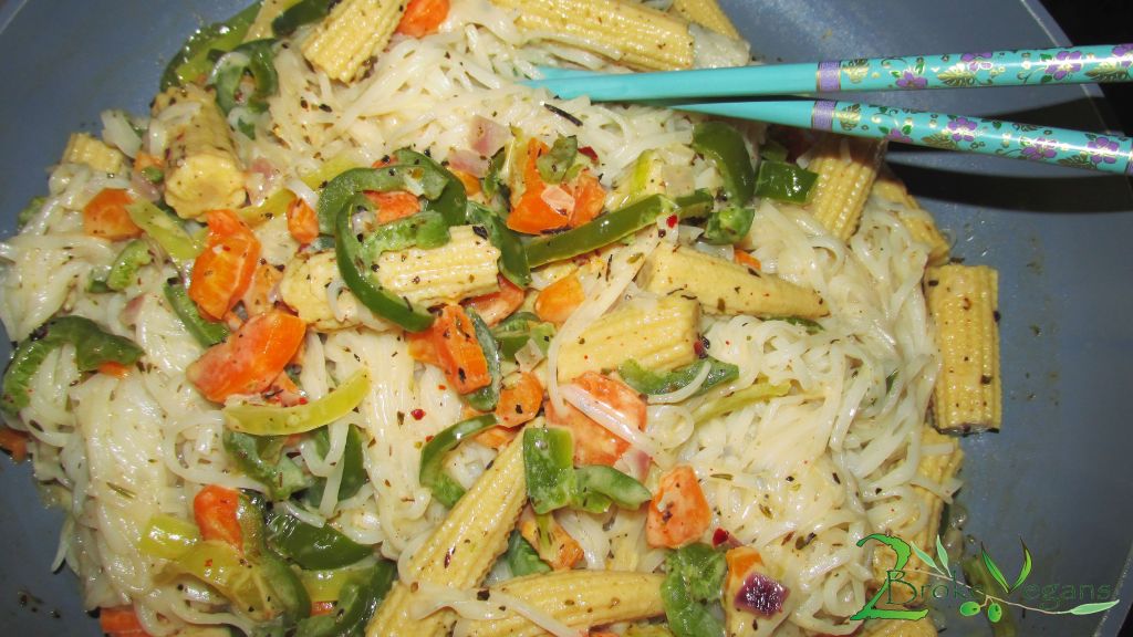 Creamy Stir Fry Gluten Free Vegan