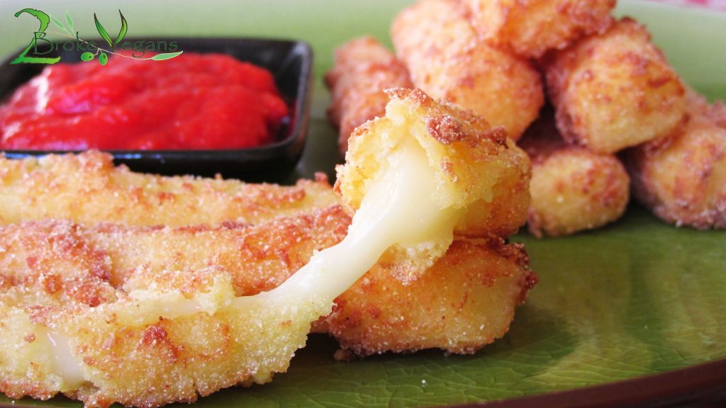 Gluten Free Vegan Mozzarella Sticks Recipe Dairy Free Non-GMO 