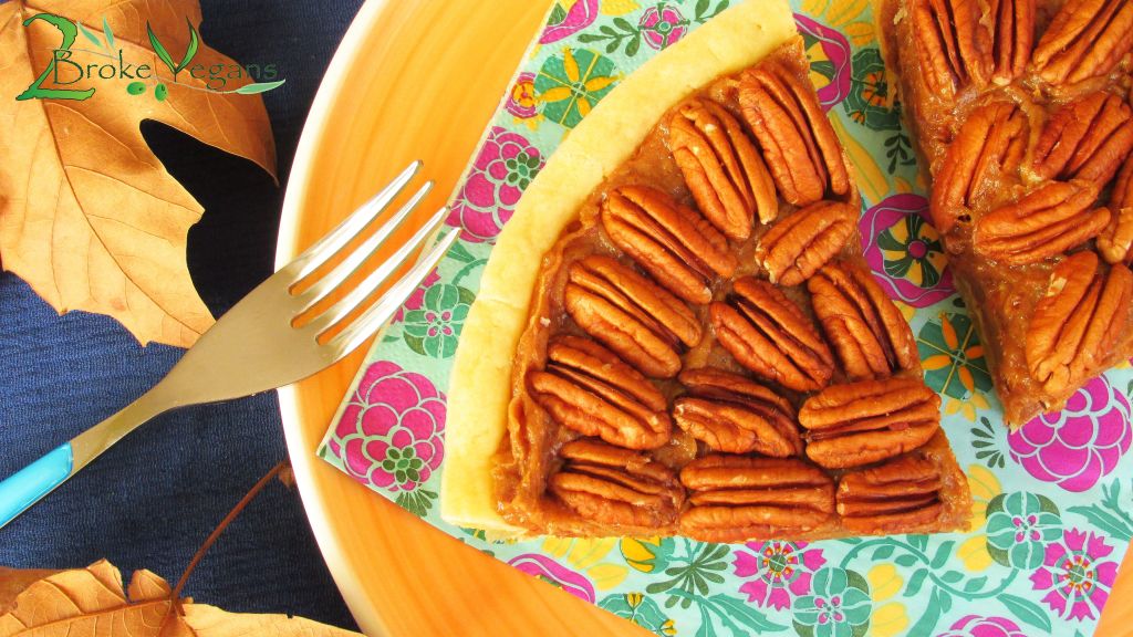 Gluten Free Vegan Pecan Pie Thanksgiving Christmas Holiday Recipe