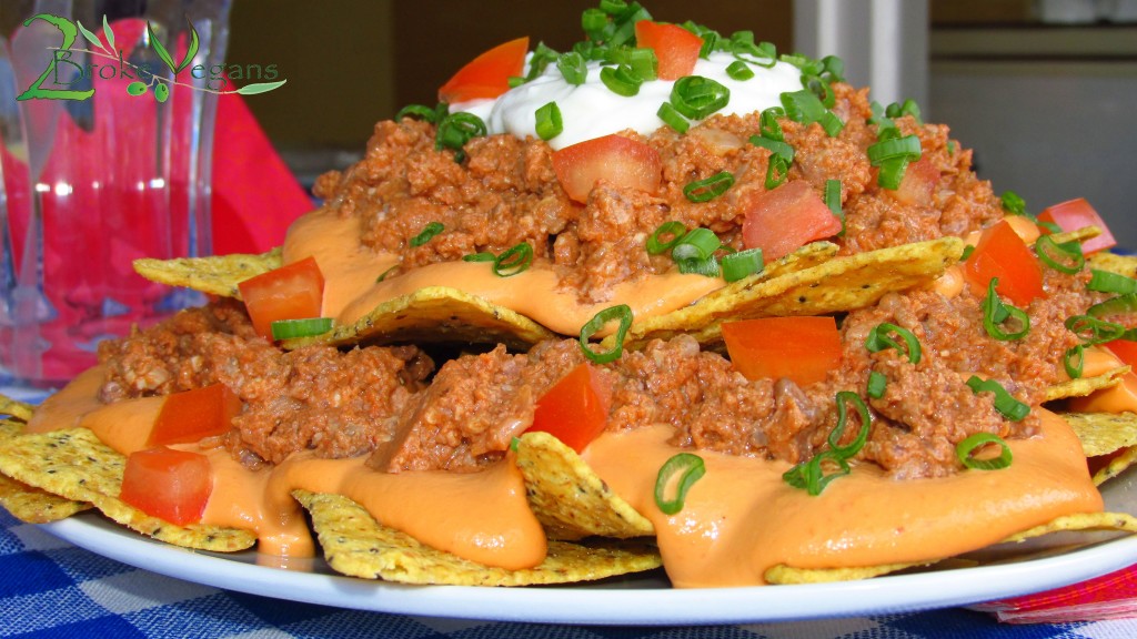 Vegan Nachos Bell Grande Vegan Cheese Vegan Minced Taco Meat Recipe