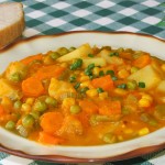 Σούπα με γρήγορο ζωμό λαχανικών