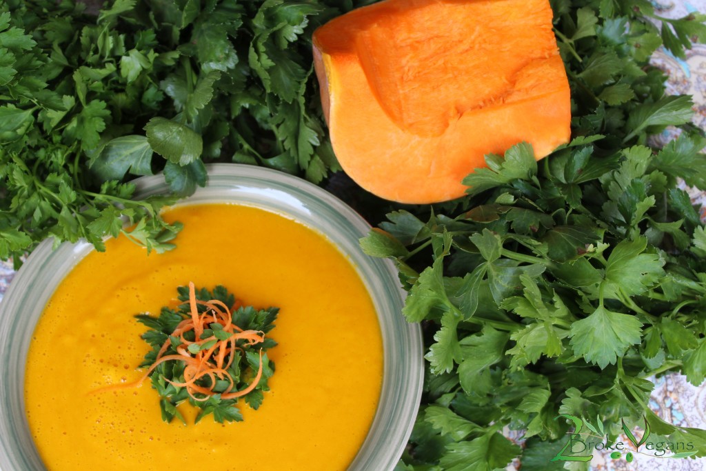 Easy Pumpkin Soup Dairy Free Vegan GF