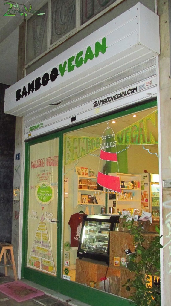 Bamboo Vegan in Athens, Greece