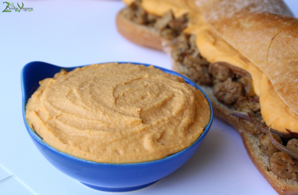 Vegan Smoked Cheddar Cheese Dip - Gluten Free and Nut Free