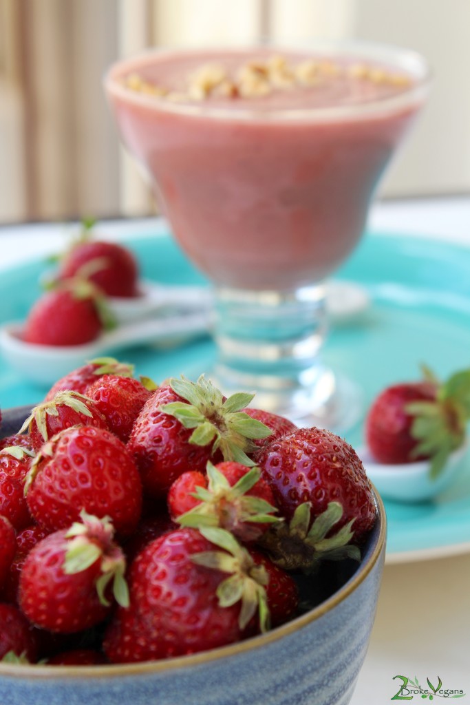 Vegan Instant Strawberry Pudding Recipe