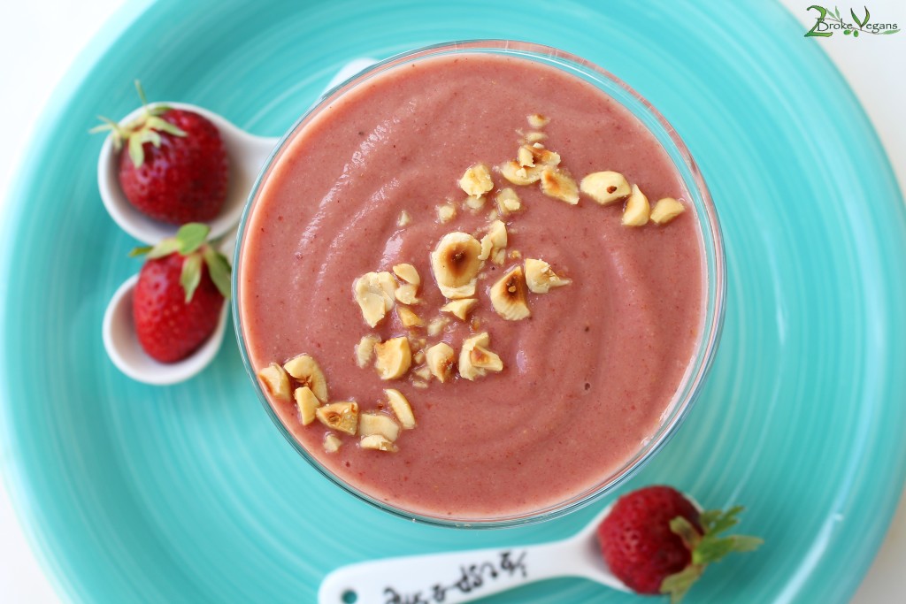 Vegan Instant Strawberry Pudding Recipe 