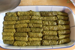 Greek Stuffed Vine Leaves - Dolmadakia